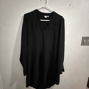 Black Long Sleeve Tunic Dress size Medium
